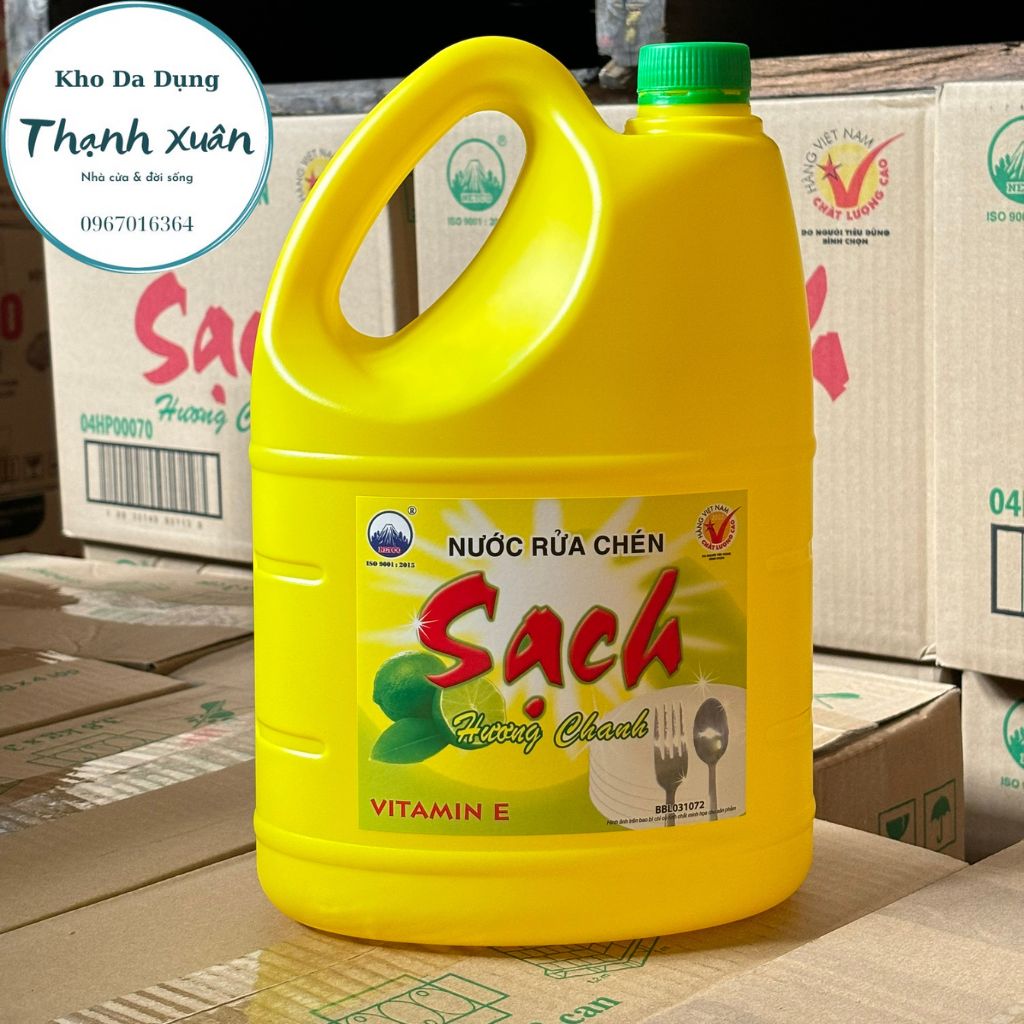 Nước rửa chén NET Sạch (1can/3.8kg)