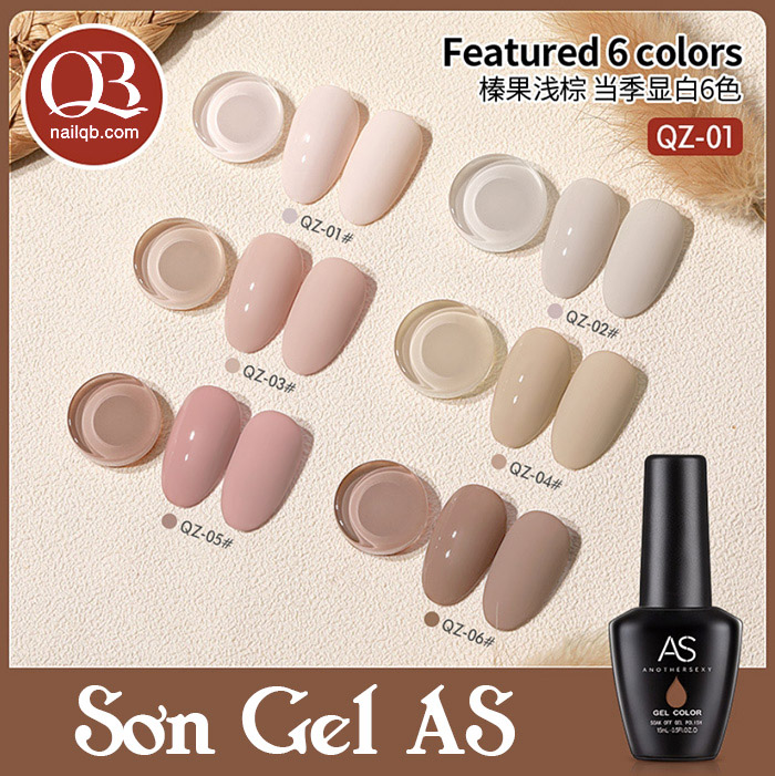[HCM]Sơn gel AS mã QZ