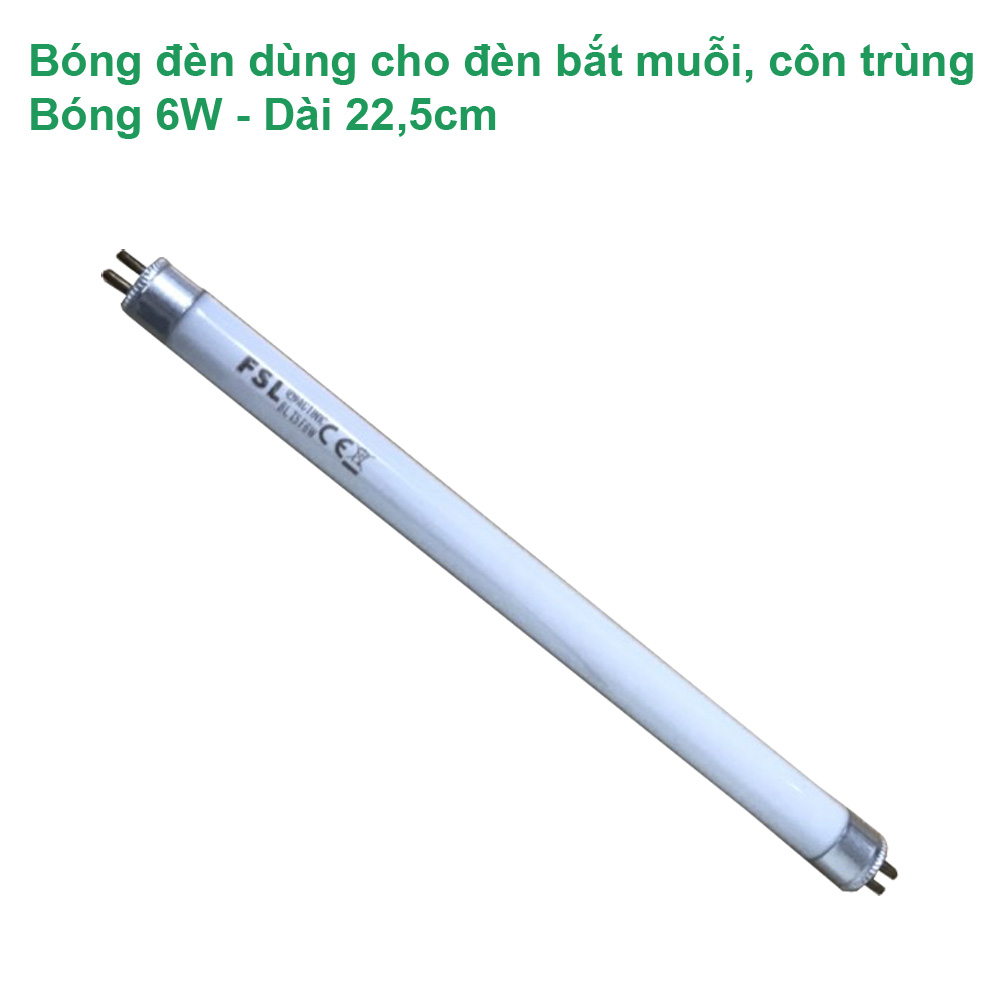Bóng đèn 6W-22,5cm cho đèn bắt muỗi bẫy côn trùng