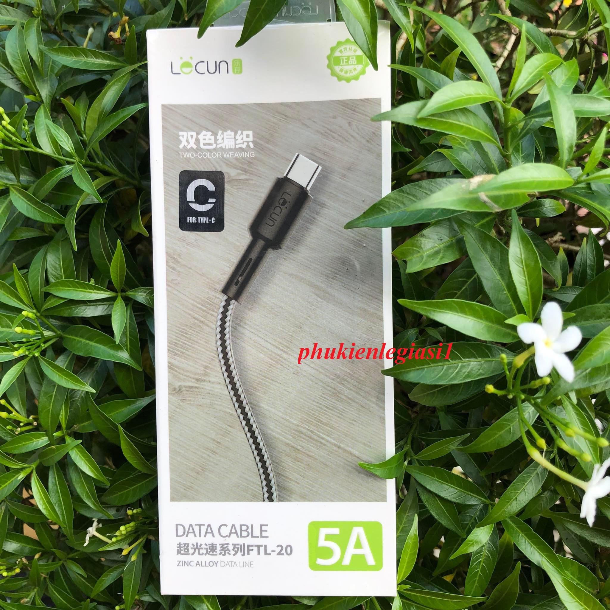 XÃ HÀNG THANH LÝ (Loại tốt)Cáp sạc dây dù C Lecun GS10 (FTL20) BỌC DÙ Micro usb Type C Lightning Iphone