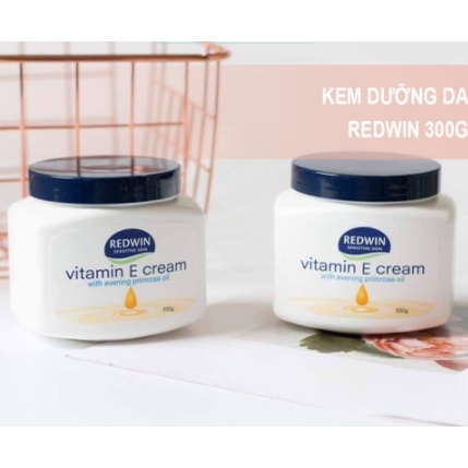 Kem Body Dưỡng Da Redwin Vitamin E Cream 300g