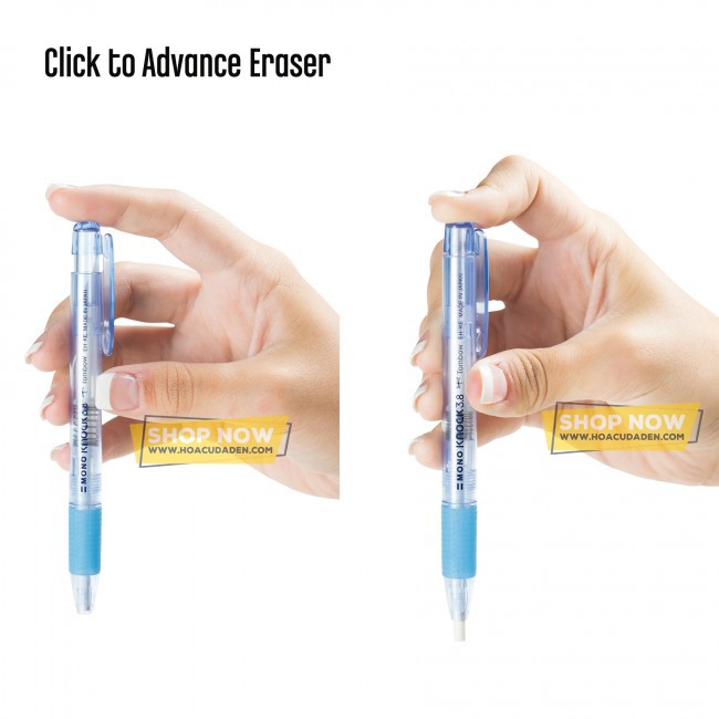 [HCM]Bút Gôm Bấm Tombow Mono Nét 3.8mm