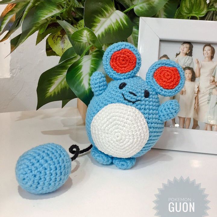 Gấu bông Pokemon thủ công làm bằng len - GUON