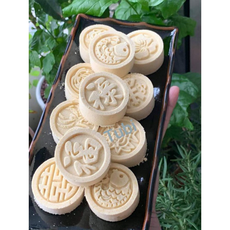 Bộ 12 Khuôn Làm Bánh In Đậu Xanh Hiệu Vĩnh Trường ( Kích Thước Mỗi Khuôn 4 x 4cm x cao 2.5 cm)