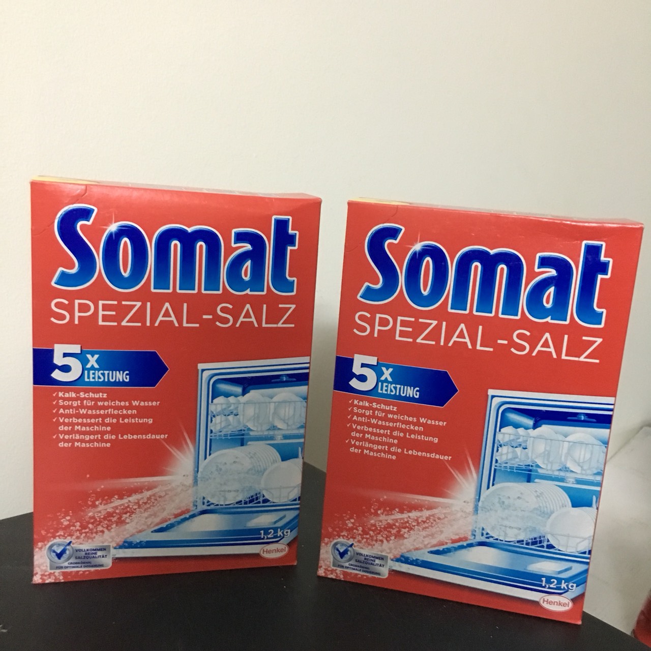 Combo 02 muối rửa chén cho máy Somat Special Salt 1.2kg ( ĐỨC )