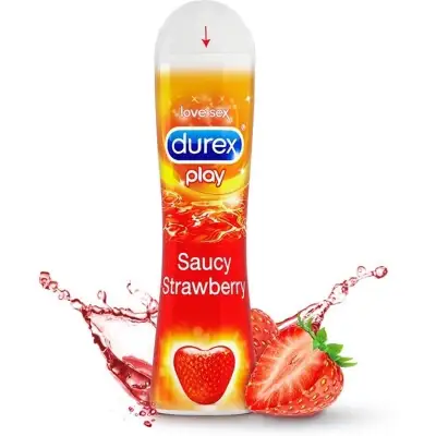 [HCM]Gel Bôi Trơn Durex Play Saucy Strawberry 100ml