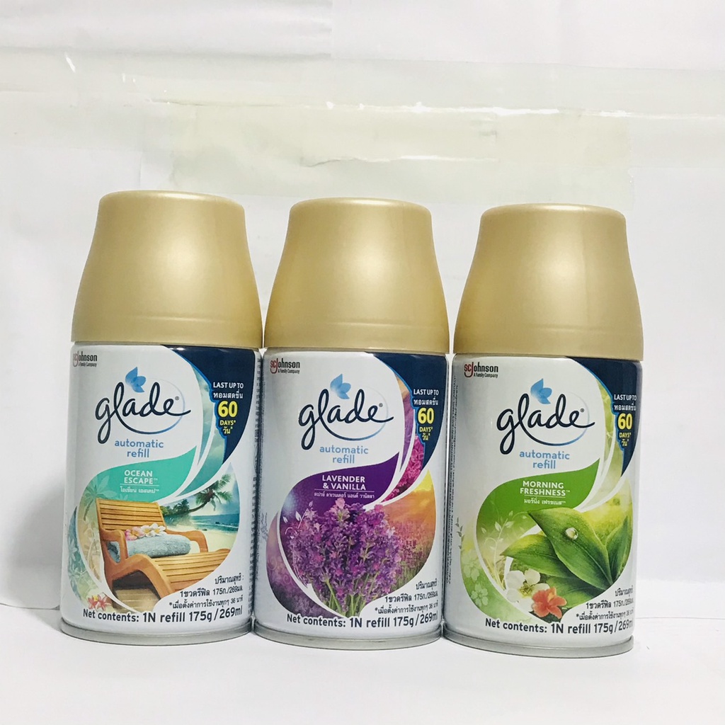 Bình ( Lõi) xịt thơm phòng tự động GLADE Thái Lan 175g