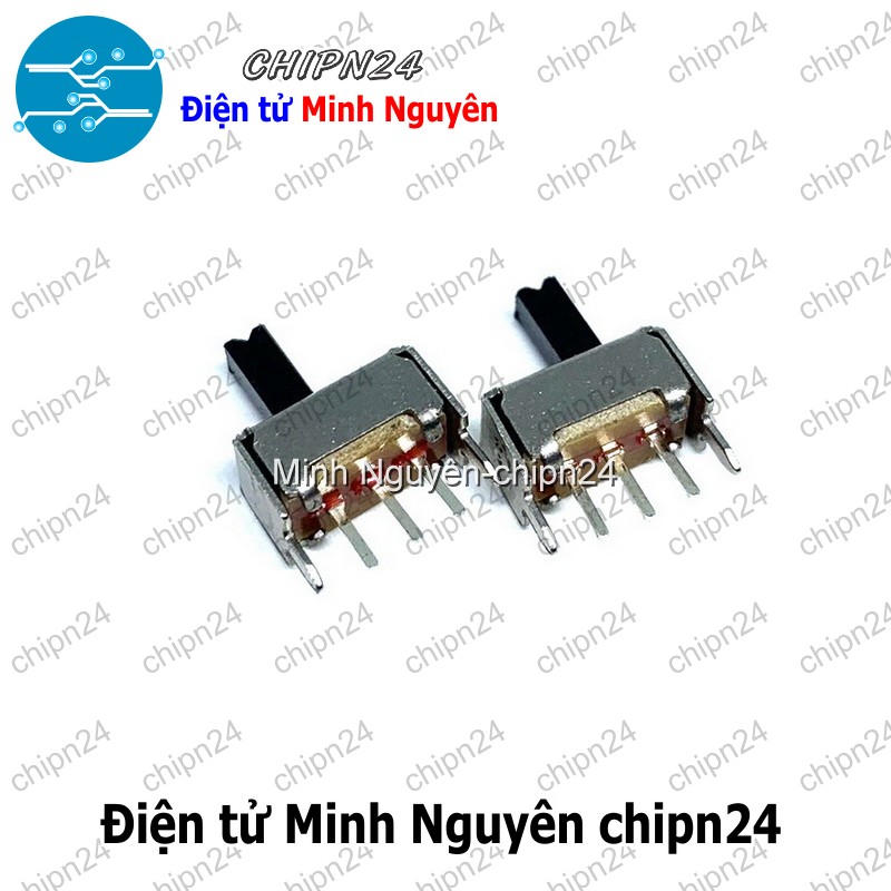 [5 cái] (K86) Công Tắc Gạt 2mm SS12D07 VG5 Thẳng (3 chân 2 vị trí) - HH005725