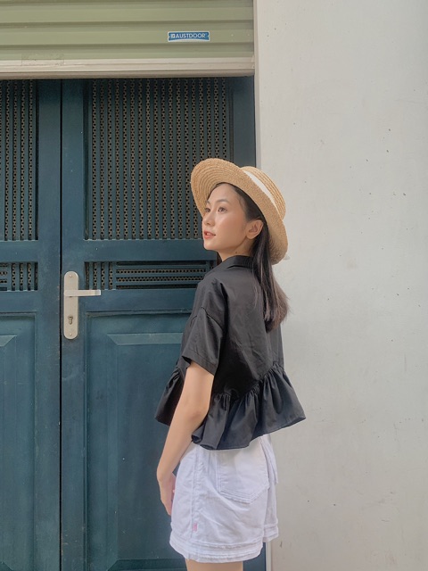 SODA POP - Wavy shirt - Áo sơ mi phối bèo