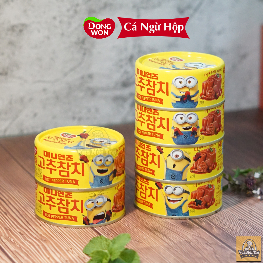 Cá ngừ hộp Dongwon 150g nhập khẩu Hàn Quốc, cá ngừ cay