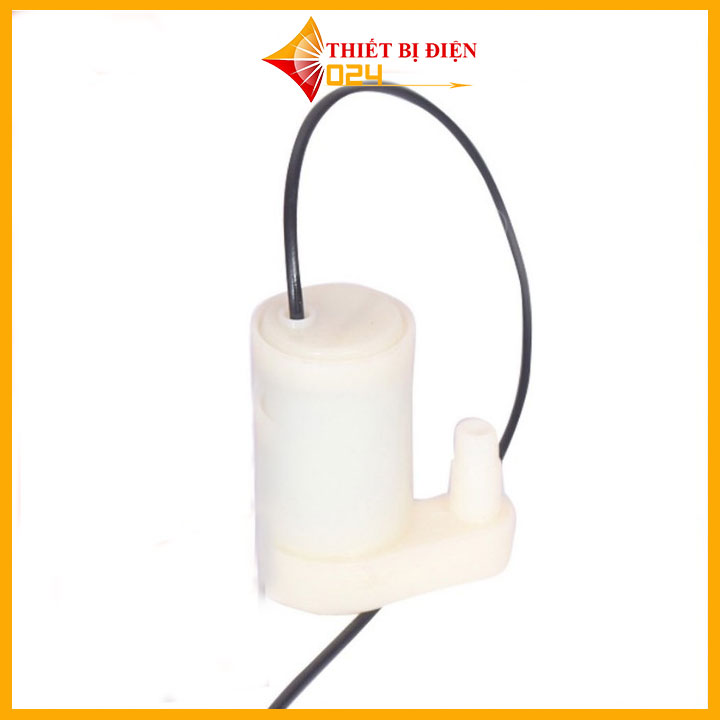 Máy Bơm Chìm Mini 3-5VDC 1.5m Ống Thẳng Đứng ( Trắng )