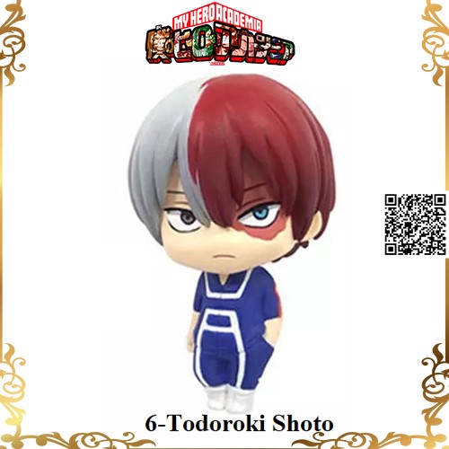 [HCM]1144 Mô hình Chibi nhân vật 6- Todoroki Shoto Học viện siêu anh hùng - My Hero Academia