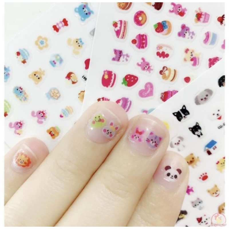 Nail Sicker dán móng tay cho bé topic mẫu 2D