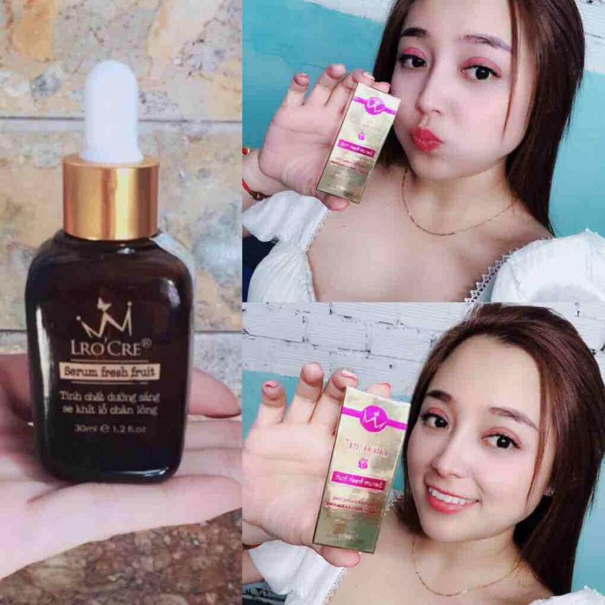 [HCM]SERUM TRÁI CÂY LRO’CREfresh fruit + Tặng Vòng Tay May Mắn Chỉ Đỏ