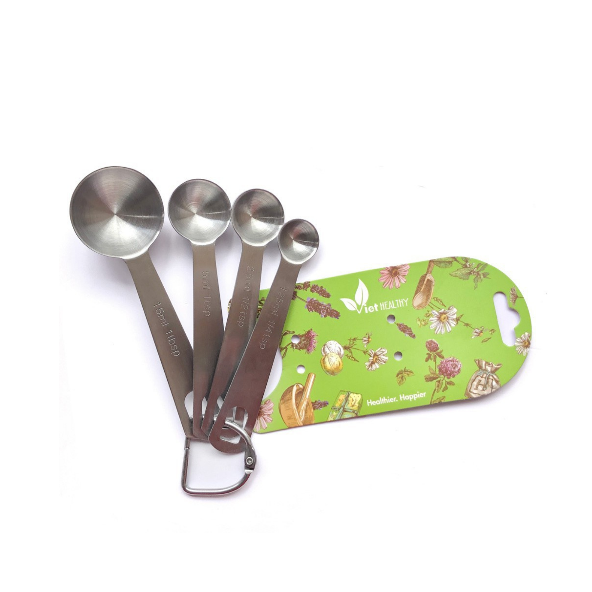 Bộ 4 thìa đong inox cao cấp