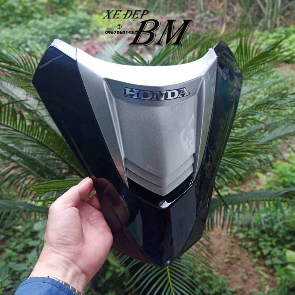 Mặt nạ 2 tầng wave A đen bạc