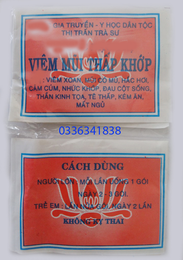 [Chính gốc] 100 Gói Viêm mũi TK thị trấn Trà Sư (dạng bột)