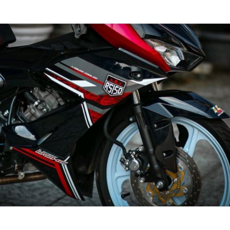 Tem Rời Honda Winner X V2 Hoa Văn Đỏ Đen