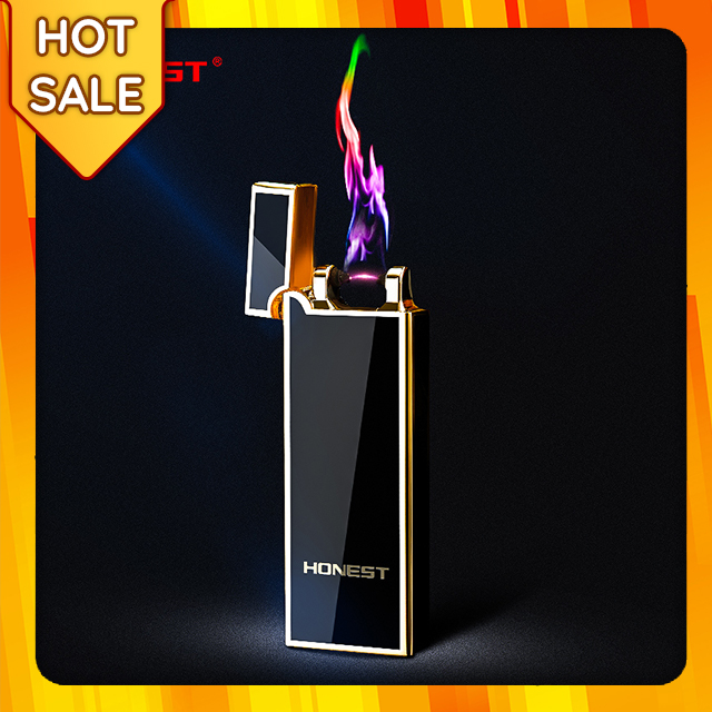 Hộp Quẹt Bật Lửa Sạc Điện USB  bcz 4056 cảm ứng lắc tay