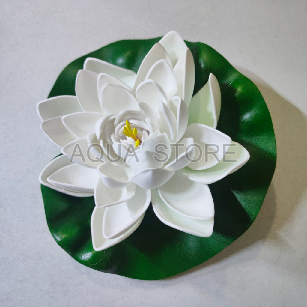 Beautiful 15cm Fake Lotus Flower That Drops Water into a Bowl