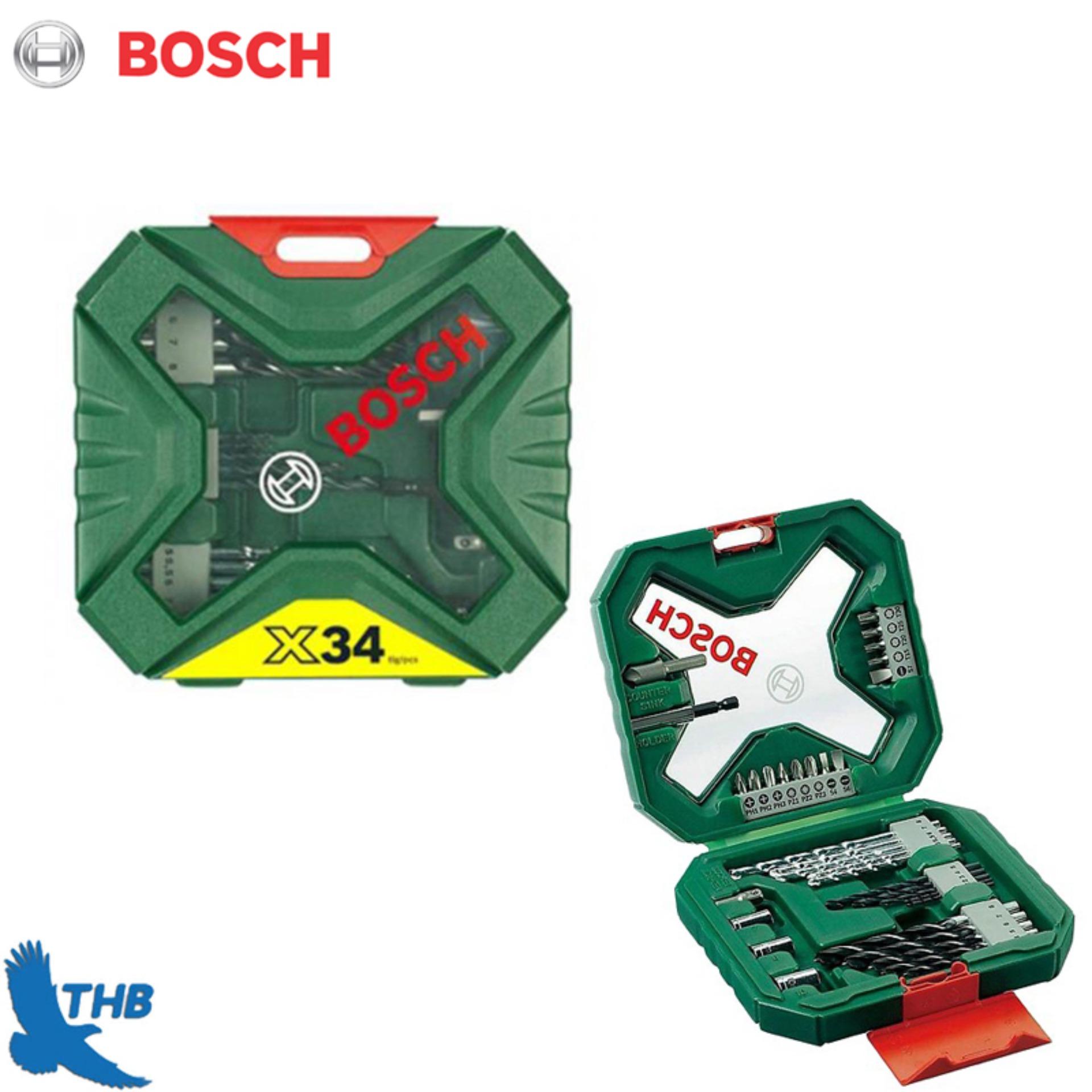 Bộ mũi khoan và vặn vít X-Line 34 món