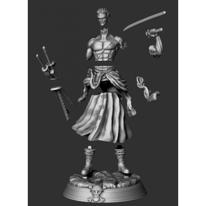 File in 3D RORONOA ZORO ONE PIECE - Manga