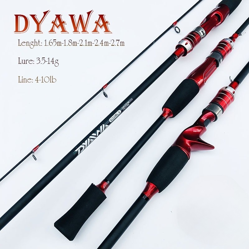 Cần câu lure dyawa máy ngang, máy đứng