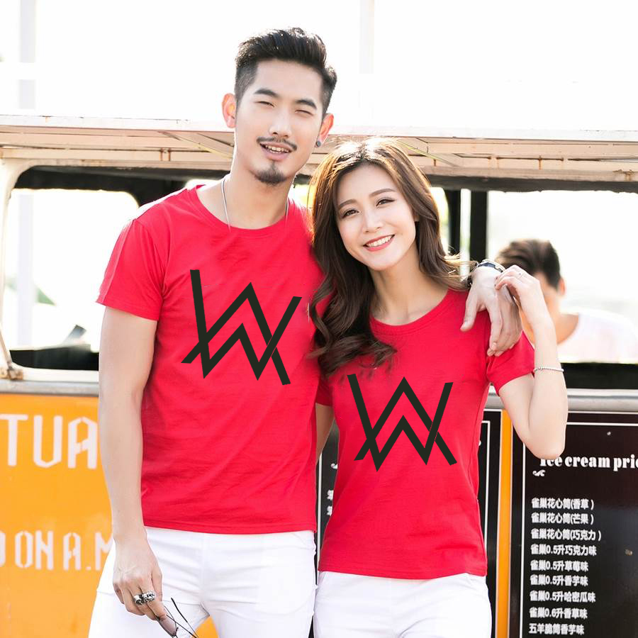 Áo Thun Cặp Đôi so Cute- In Họa Tiết Alan Walker xinh xắn