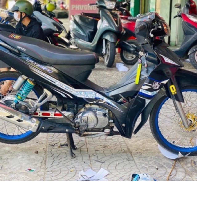 Tem sirius 110 y11zr xanh đen