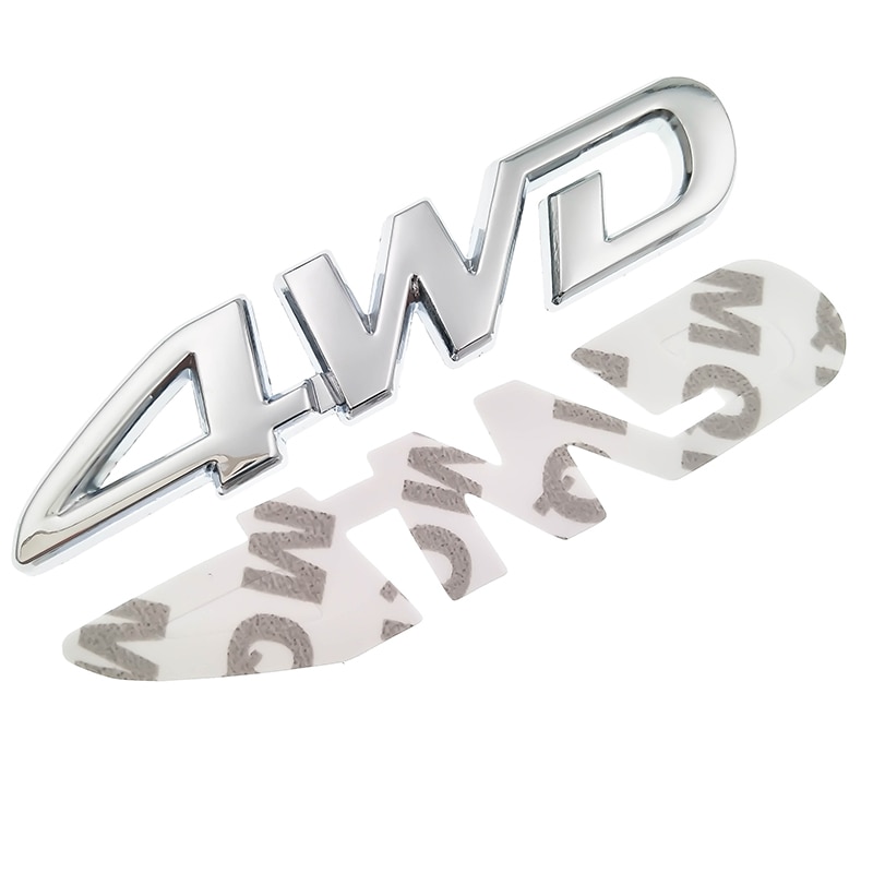 Tem 4WD Dán Trang Trí Đuôi Xe Ô Tô