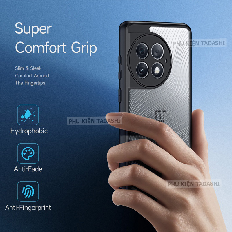 Ốp Lưng Oneplus ACE 2/ Oneplus ACE 5/ ACE 5 Pro/ ACE 6, Oneplus 11R, Oneplus ACE 2 Pro, Oneplus ACE 2V/ Oneplus 15/ 13 Viền Dẻo TPU Đen Chống Sốc, Lưng CỨNG Mờ Chống Vân Tay, Có Gờ Bảo vệ camera