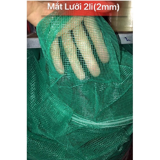 Cước xanh ( rọ xanh ) mắt lưới 2li(2mm) và 3li/4li(3mm,4mm)- khổ 1m x1m(1m vuông)