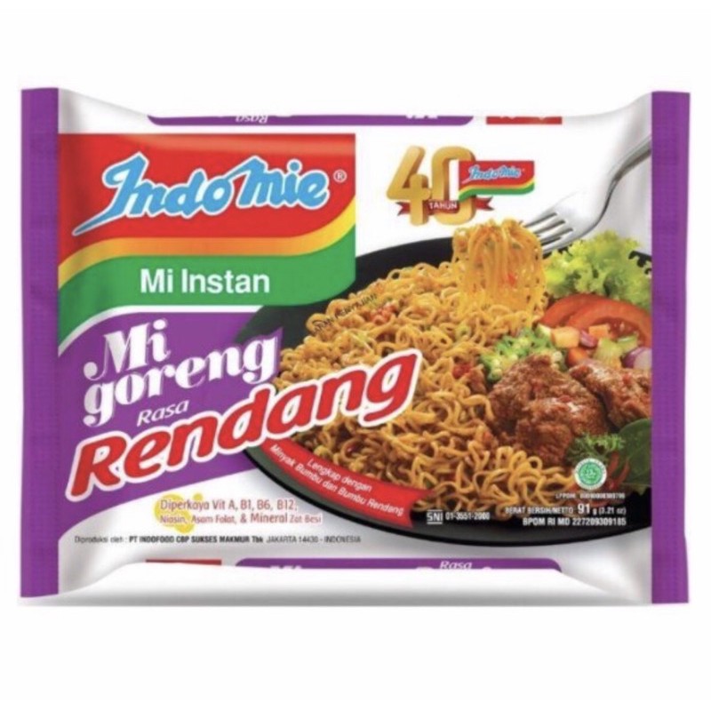 Mì xào khô/ mì trộn INDOMIE Goreng