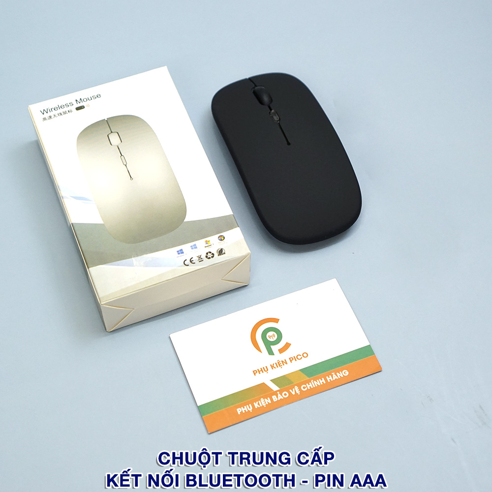 Bàn phím bluetooth hỗ trợ iPad chuột không dây máy tính bảng điện thoại Smart tivi - Chuột không dây Bluetooth