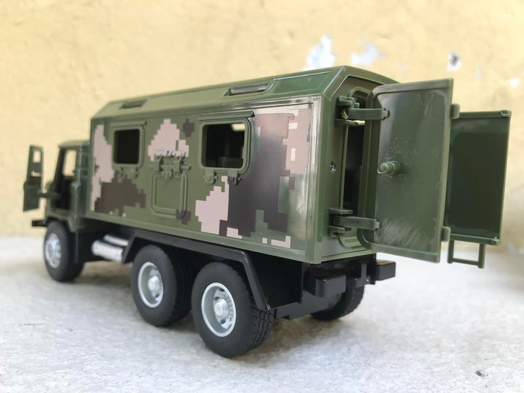 [HCM]Mô hình xe Quân sự QĐND-VN Gaz 66 RADA QĐND VN 1:36