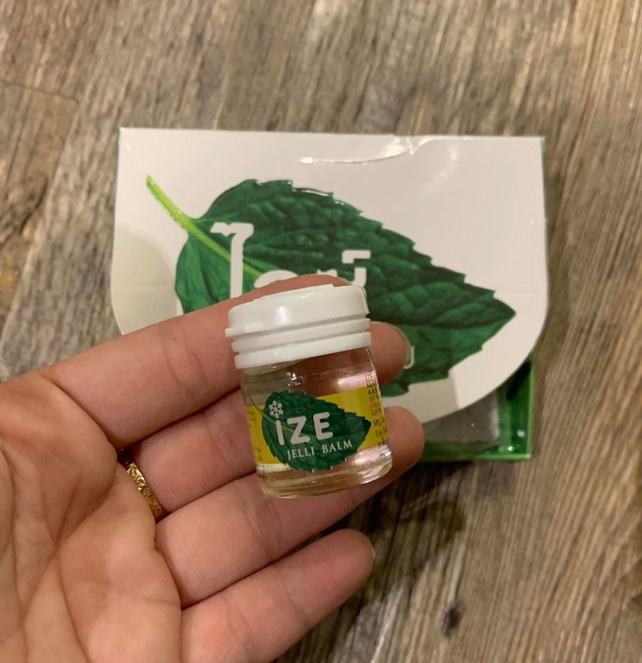 01 Dầu Bạc Hà IZE JELLI BALM 7gram Thái Lan