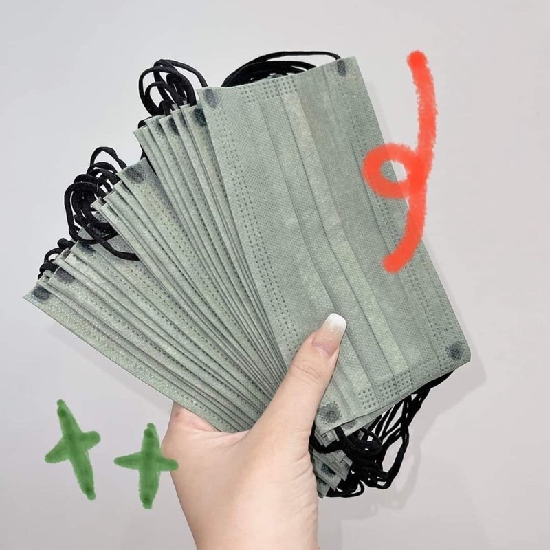 ( TÚI 10 CÁI ) Khẩu Trang Thái Người Lớn (KHÔNG XÙ)