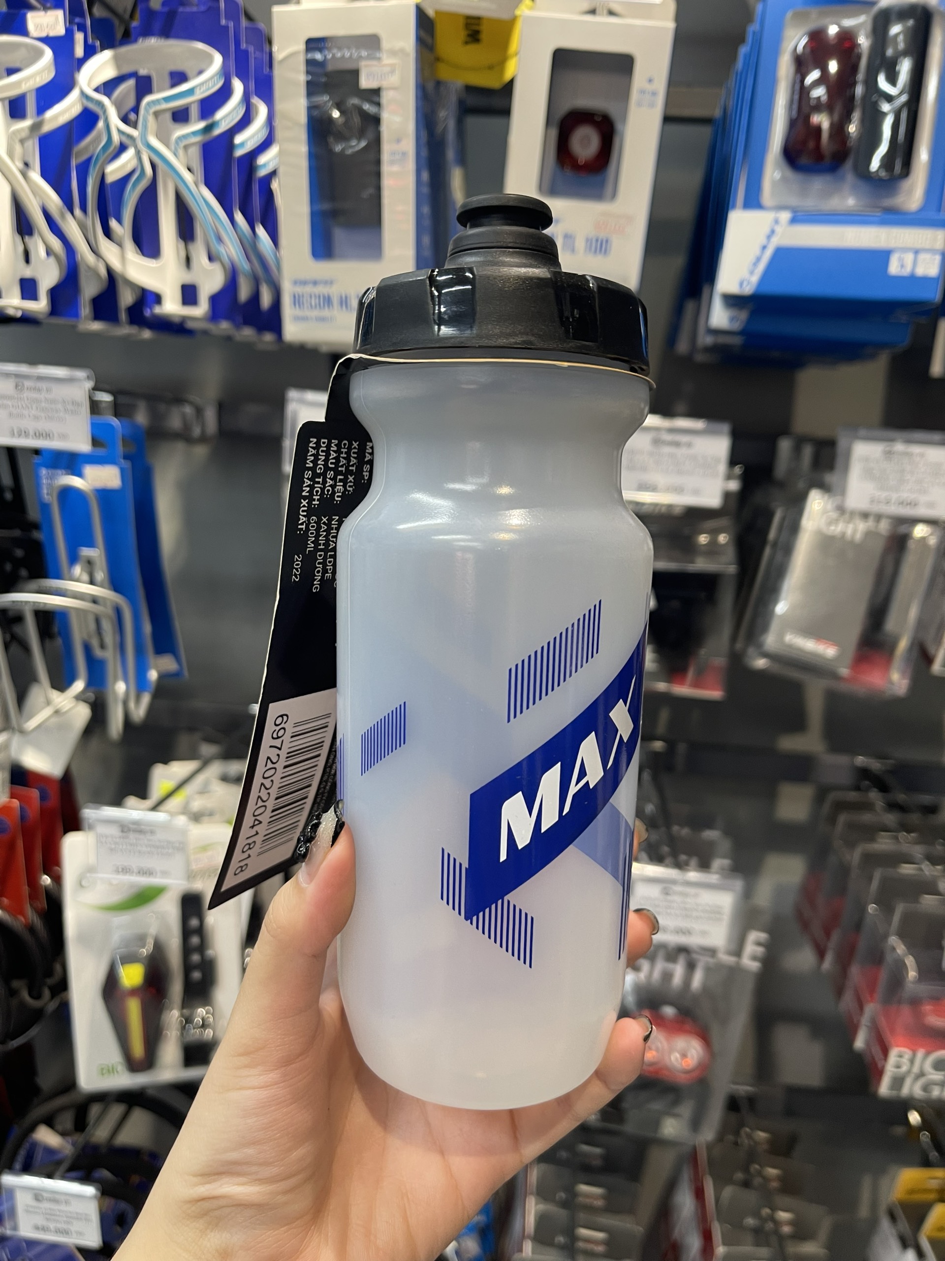 [FREESHIP] Bình Nước Xe Đạp 600ml MAX BIKE MB02 Water Bottle