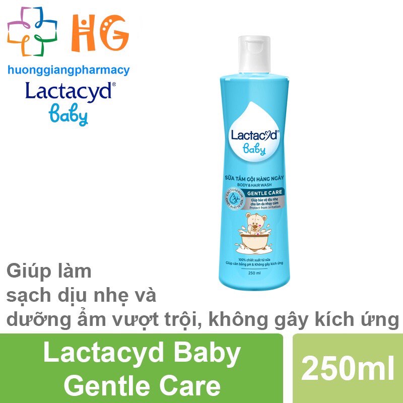 Sữa tắm trẻ sơ sinh Latacyd mùi thơm dễ chịu dung tích 250ml