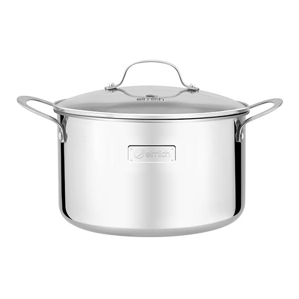 [HCM]Nồi inox 304 20 cm Elmich Tri-MaxIME62