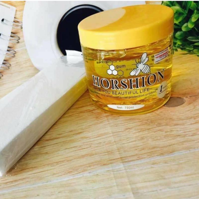Sáp wax lông Horshion 750g tặng kèm giấy wax lông 100 tờ
