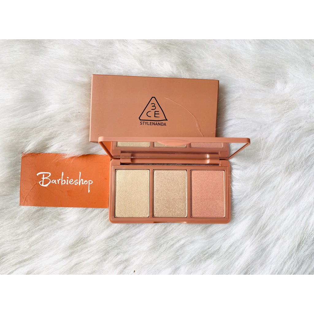 Phấn Bắt Sáng Highlight 3CE Stylenanda Strobing Skin Palette