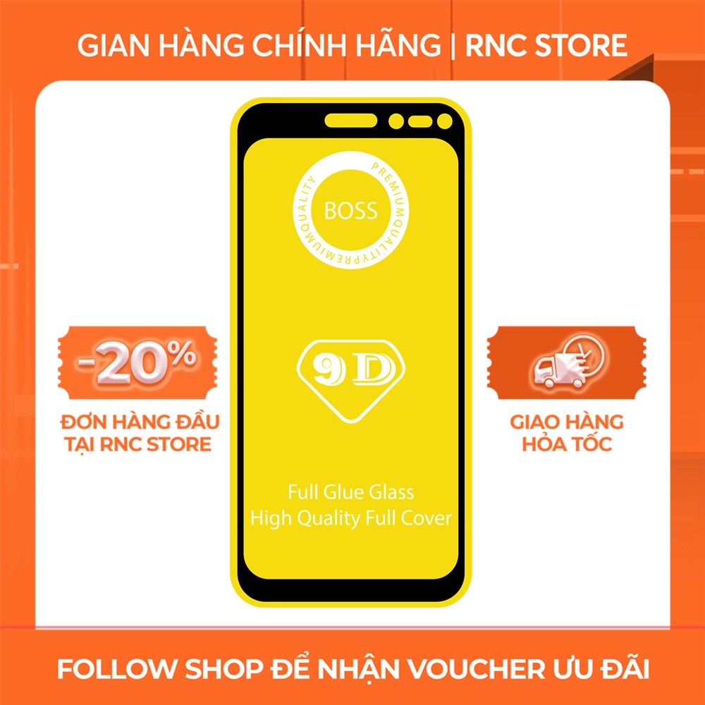 Cường lực Vsmart Joy 1/Joy 1 Plus/Joy 2 Plus/Active 1....Full màn hình viền đen