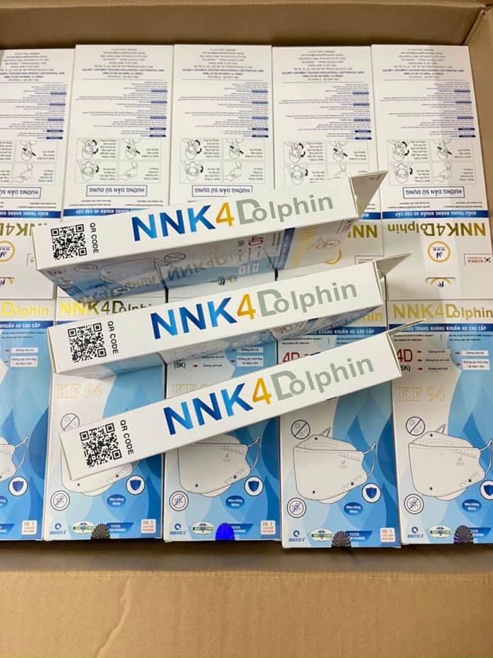 Khẩu Trang KF94 4D Dolphin Cao Cấp Của NNK
