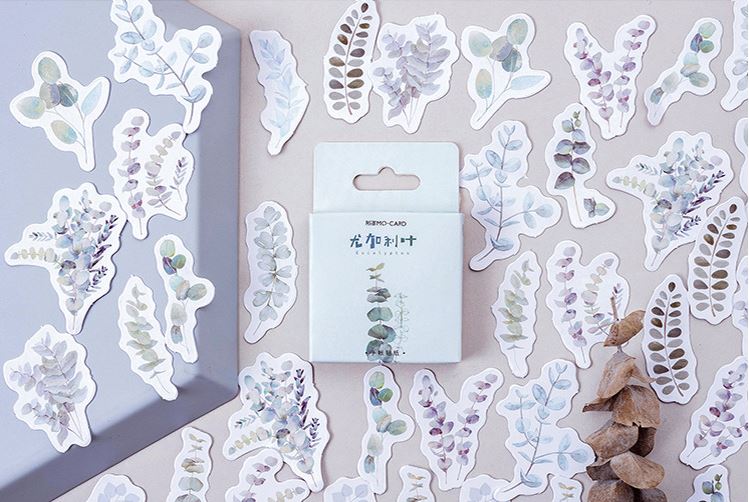 Bộ 46 Sticker Hoa Tuyết E118