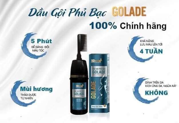 Dầu gội phủ bạc - GOLADE