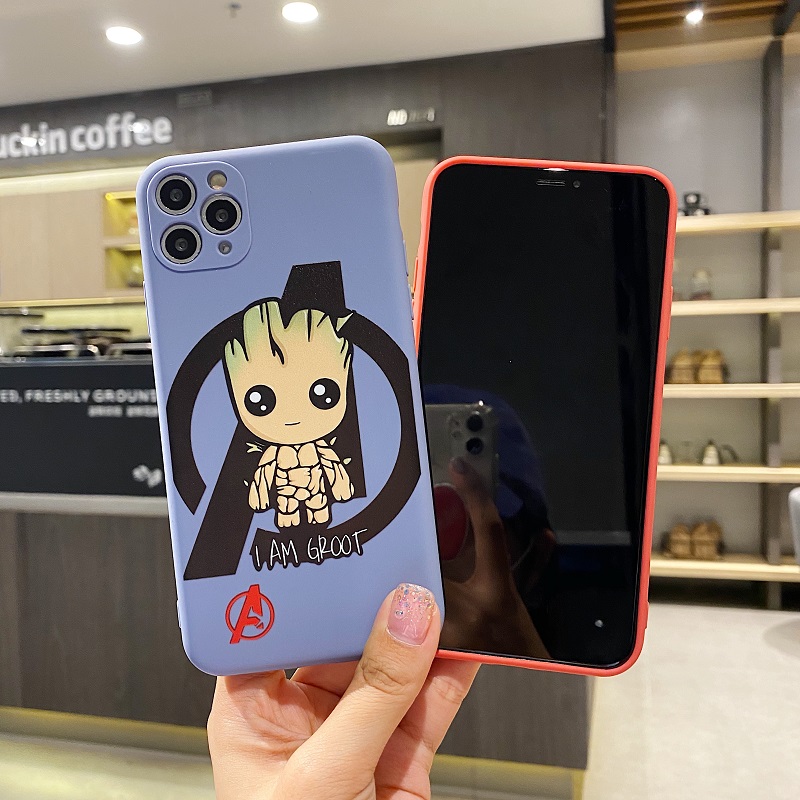 Ốp Lưng Silicon Màu Bảo Vệ CAMERA Avenger