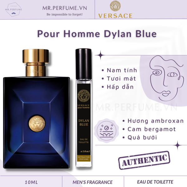 [Chiết 10ml] Nước hoa nam Pour Homme Dylan Blue- Versace