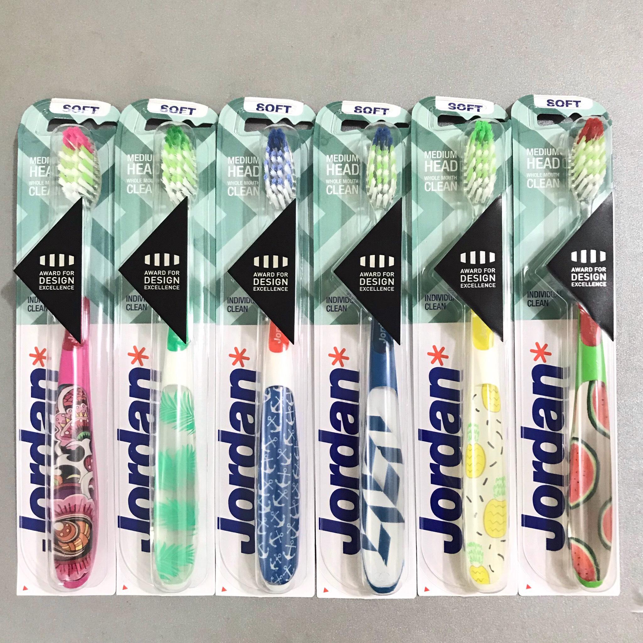 BÀN CHẢI ĐÁNH RĂNG JORDAN INDIVIDUAL CLEAN NHIỀU MÀU