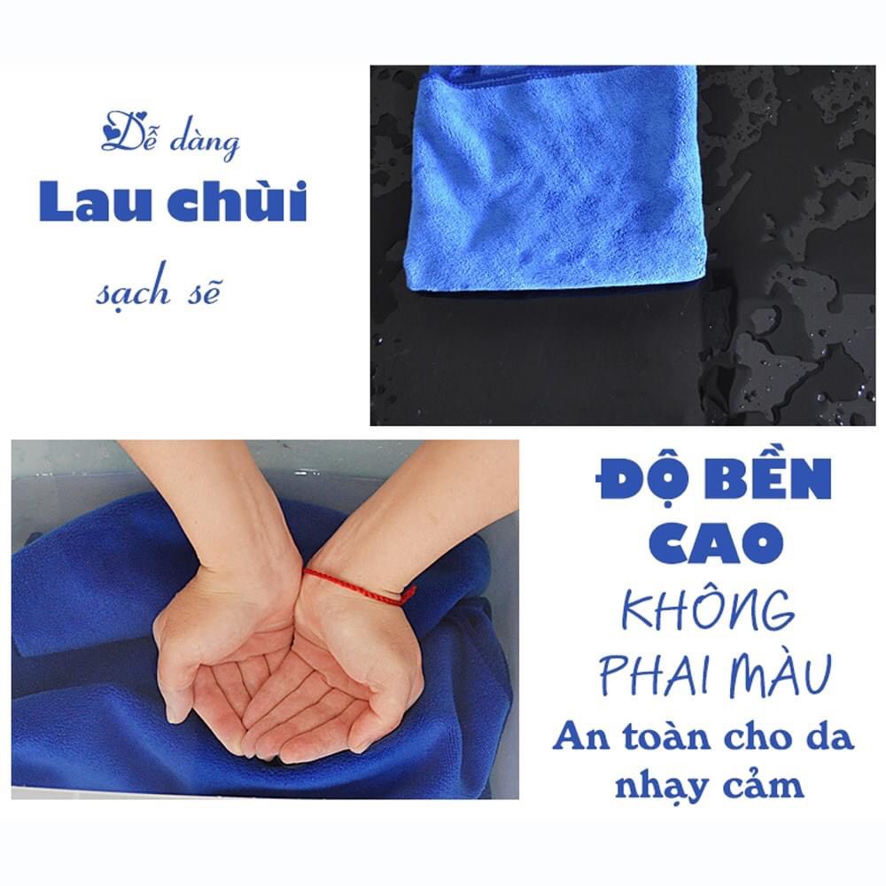 Khăn lau rửa xe Microfiber Loại 1